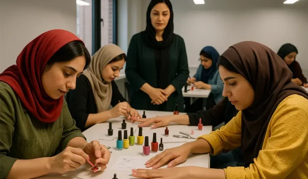 آموزشگاه کاشت ناخن در تهران