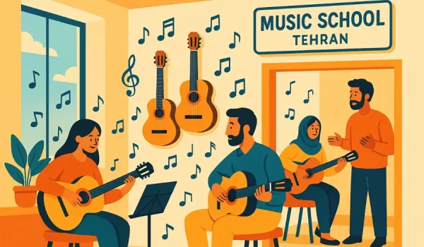 بهترین آموزشگاه گیتار در تهران