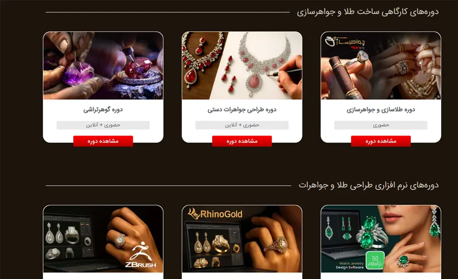 آموزشگاه جواهرسازی و طلاسازی پویااندیش