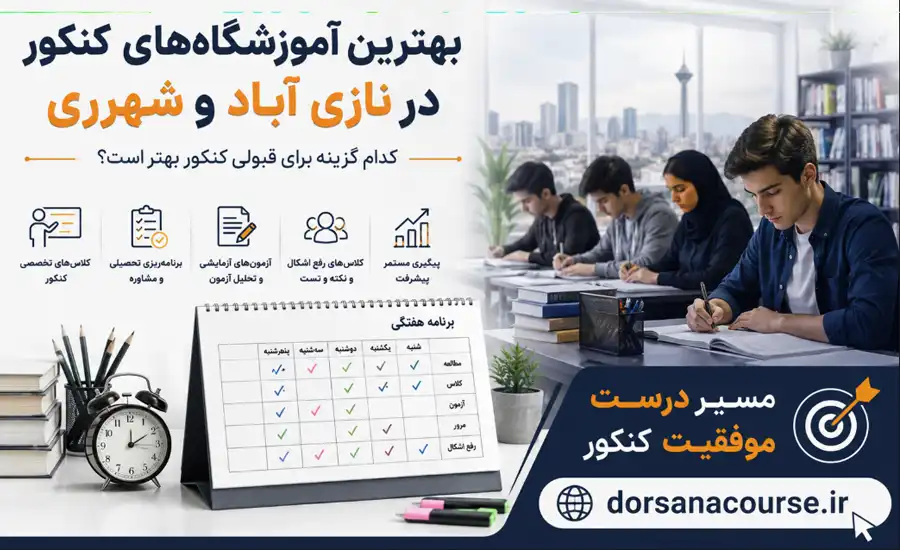 بهترین آموزشگاه کنکور نازی آباد